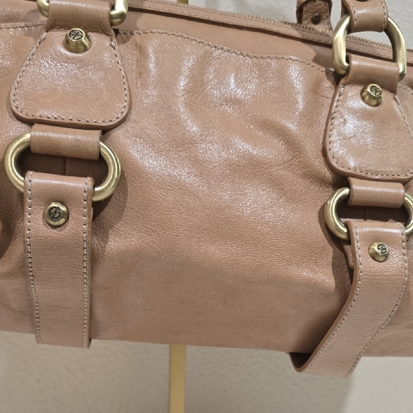 🌾Francesco Biasia Tan Leather Satchel - Picture 6 of 16